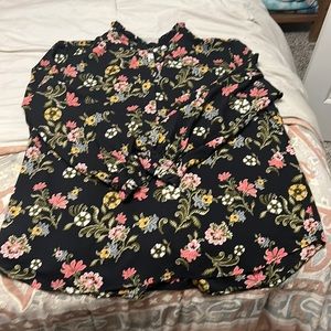 Loft floral long sleeve blouse sz18